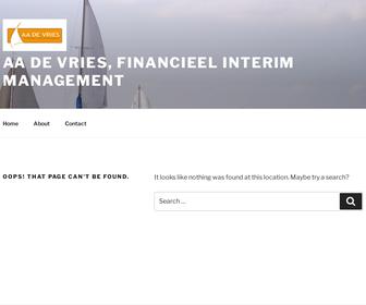 A.A. de Vries, financieel interim management
