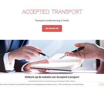 Accepted transport
