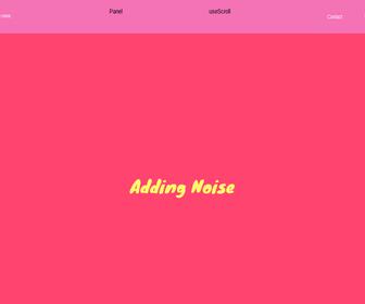 http://addingnoise.com