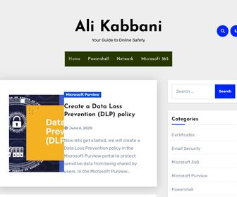 https://www.alikabbani.com