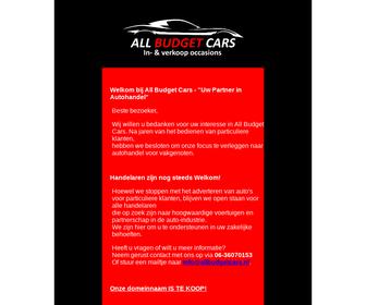 http://www.allbudgetcars.nl