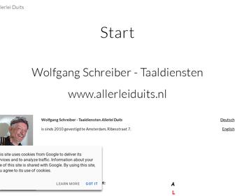 Wolfgang Schreiber - Taaldiensten
