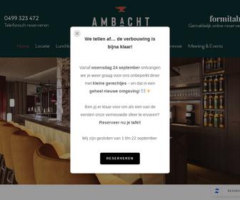 Ambacht Eten & Drinken