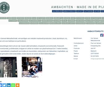 http://www.ambachten-depijp.nl/van-gerwen-metaaltechniek/