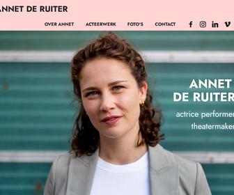 Annet de Ruiter, Actrice & Theatermaker