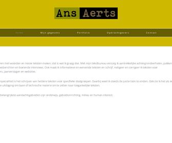 Ans Aerts, project en tekst