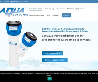 Jan de Ridder | Aquasolution | Aqua Solution | Aqua-Solution