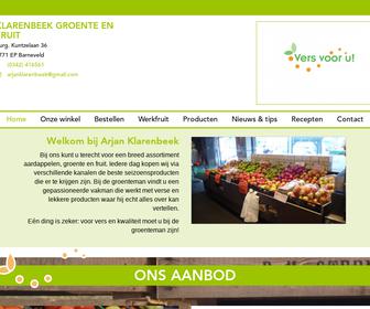 Arjan Klarenbeek uw specialist in groente en fruit