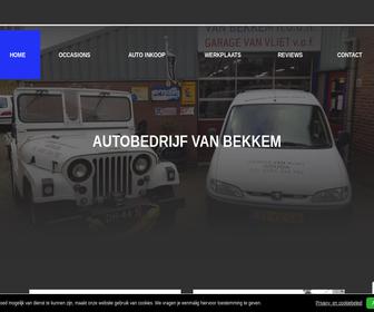 Van Bekkem h.o.d.n. Garage van Vliet V.O.F.
