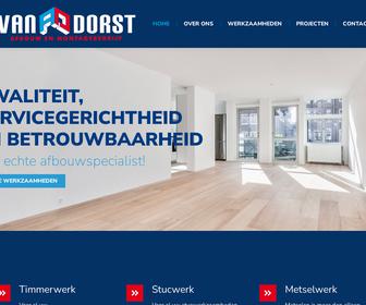 A. van Dorst Afbouw- en Montagebedrijf.