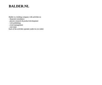 http://balder.nl