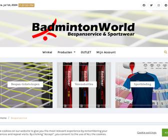 BadmintonWorld Bespanservice
