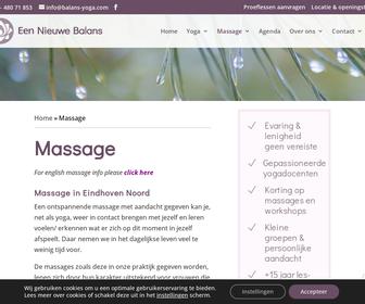 Massage Een nieuwe Balans