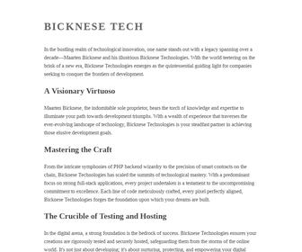 Bicknese Technologies