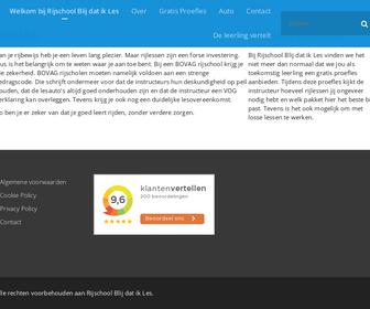 Blij Dat Ik Les