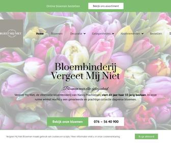 Bloembinderij Vergeet Mij Niet