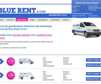 Blue rent a Car Amsterdam