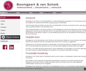 Boomgaart en van Schaik Accountancy en Services