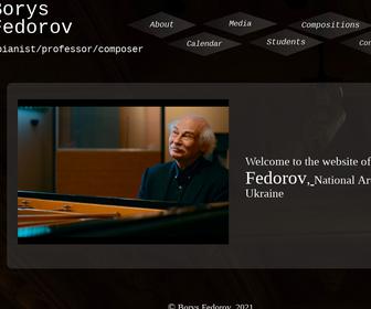 Borys Fedorov, Pianist and Composer