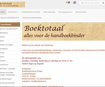 http://www.boektotaal.nl