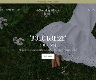 Bohemian Bloom label