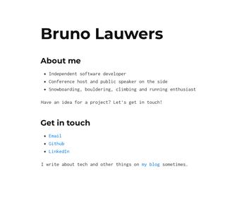 Bruno Lauwers Consulting