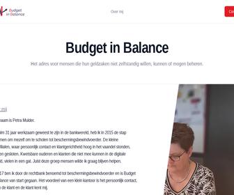 Mulder Budget in Balance
