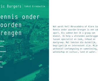 Eric Burgers Tekst & Redactie