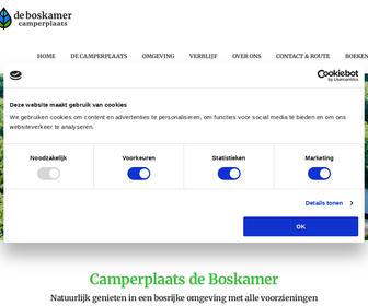Camperplaats de Boskamer