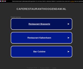 Café Restaurant Hoogendam