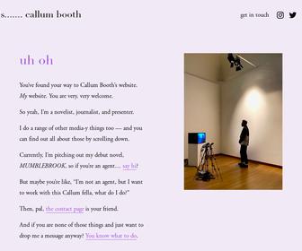 Callum Booth Creative & Media