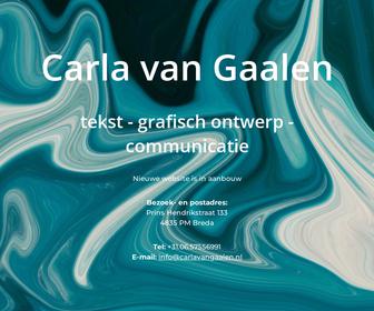 Carla van Gaalen Tekst en Grafisch Ontwerp