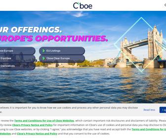 Cboe Europe Limited, Dutch Branch