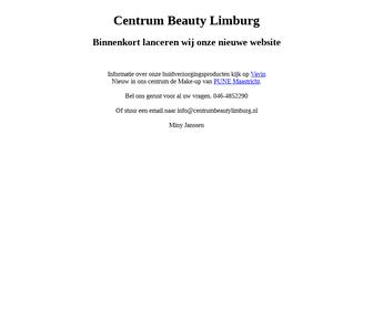 Centr. Beauty Limburg Huidverz.-Cursussen-Advies