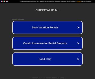 http://www.chefitalie.nl