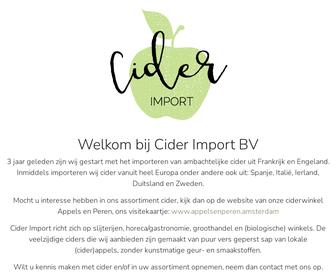 Cider Import B.V.