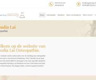 Praktijk voor Osteopathie C. Lai