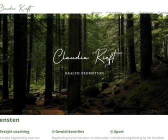 Claudia Kieft Health Promotion