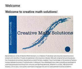 http://www.creativemathsolutions.nl