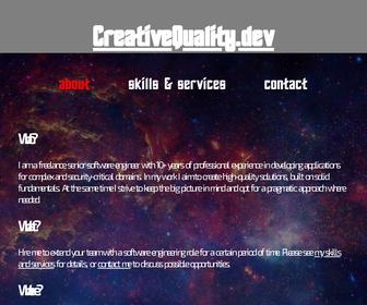 http://www.creativequality.dev