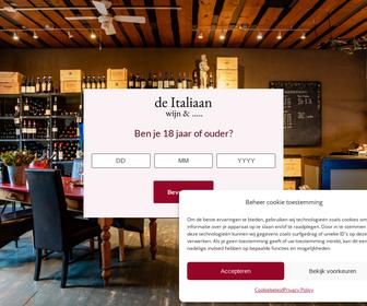De Italiaan, Wijn & ...