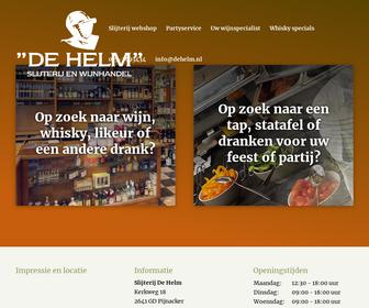 maximaliseren toekomst Fantasierijk Slijterij-Wijnhandel 'De Helm' in Pijnacker - Slijter - Telefoonboek.nl -  telefoongids bedrijven