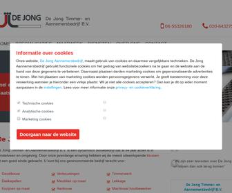 De Jong Timmer- en Aannemersbedrijf B.V.