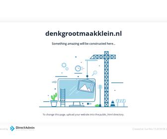 http://www.denkgrootmaakklein.nl