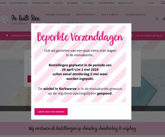 Bachelor opleiding bubbel Bitterheid De Quilt Ster in Kerkwerve - Textiel en stoffen - Telefoonboek.nl -  telefoongids bedrijven