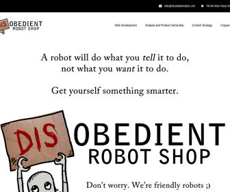http://www.disobedientrobots.com