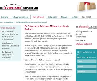 De Overname Adviseur Midden- en Oost-Brabant B.V.