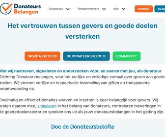 http://www.donateursbelangen.nl
