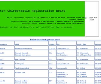 Dutch Chiropractic Registration Board