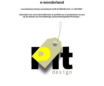 http://www.e-wonderland.nl